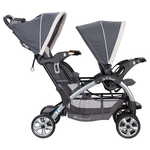 Miniatura 7 de Baby Trend Sit N' Stand Cochecito convertible de uso múltiple, fácil de plegar, para bebé y niño pequeño, con arnés de seguridad y canastilla