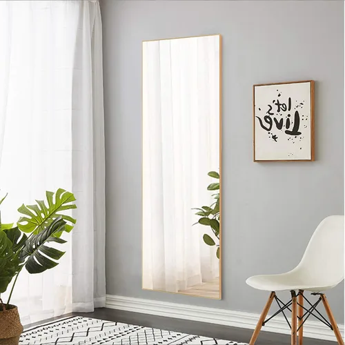 Miniatura 28 de KIAYACI - Espejo para pared de cuerpo completo, espejo para dormitorio o vestidor, se puede colocar de pie, colgado o apoyado contra la pared