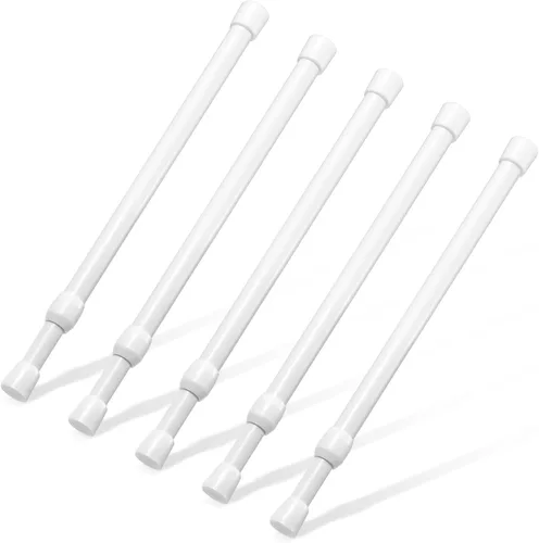 Miniatura 24 de Goowin - Varilla de tensión pequeña de 16 a 28 pulgadas, diámetro de 5/8 pulgadas de diámetro, sin taladrar, varillas de tensión cortas expandibles