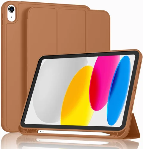 Miniatura 48 de ToaPoia - Funda para iPad (A16) de 11 pulgadas 2025/iPad 10.ª generación de 10.9 pulgadas 2022, cubierta protectora delgada con soporte triple