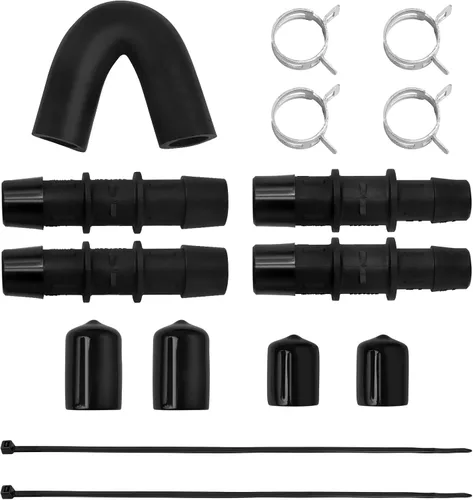 Miniatura 5 de Kit de derivación del núcleo del calentador del motor con manguera de 5/8" 3/4", compatible con GM Chevy Silverados Tahoes Yukons Honda Civic Ford
