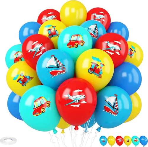 Miniatura 14 de Globos de baloncesto, 30 globos de látex impresos de 12 pulgadas, naranja, negro, plateado metálico y baloncesto para fiestas temáticas deportivas