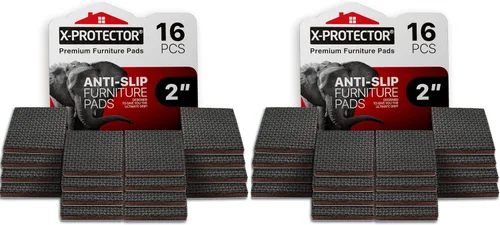 Miniatura 7 de Almohadillas Antideslizantes para Muebles 8 piezas 1 1/2" X-Protector - ¡Agarres Premium para Muebles! Patas de Goma Autoadhesivas para Muebles