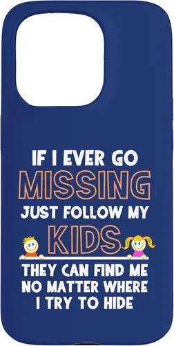 Miniatura 14 de If I Ever Go Missing Follow My Kids Funny Parenting Case for iPhone 17