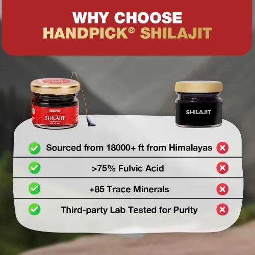 Miniatura 8 de HANDPICK Resina Shilajit pura del Himalaya ultra concentrada de 400 mg 75% de ácido fúlvico, más de 85 minerales Sensación masculina, alta