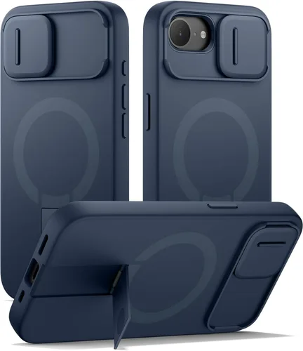 Miniatura 14 de SURITCH - Funda para iPhone 17 Pro Max con cubierta de control de cámara, cubierta para cámara y soporte ajustable, compatible con MagSafe, a prueba