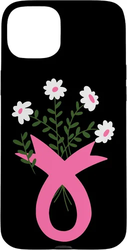 Miniatura 9 de Flower Jar Pink Ribbon Breast cancer Awareness Month Women Case for iPhone 16