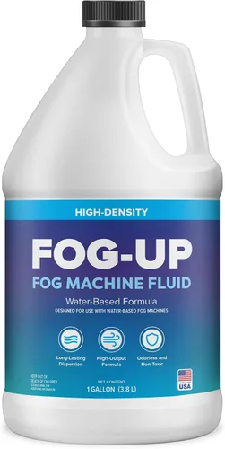 FogUp - Jugo de niebla de alta densidad, extremadamente duradero, de alto rendimiento, grueso, no irritante, para interiores y exteriores, sin olor,