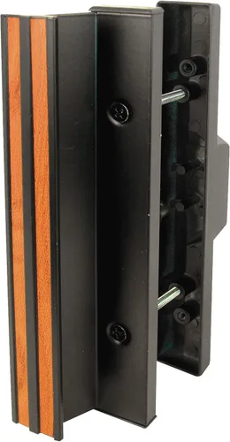 Prime-Line C 1058 - Manija para puerta corrediza de patio de 3-15/16 pulgadas, color negro, estilo embutido (paquete individual)