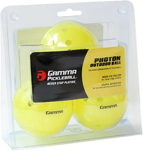 Miniatura 2 de Gamma Photon Pickleballs, 40 Precision Molded Holes, USAPA Approved for Tournament Play, High-Visibility, Quiet, Durable, Ultra Balanced