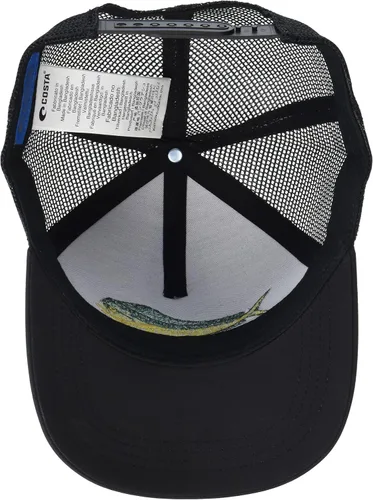 Miniatura 3 de Costa Del Mar Sombrero de camionero cosido dorado, Negro