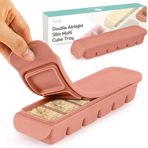 Miniatura 16 de Bandeja de silicona para congelador con tapa, 100% silicona platino de grado alimenticio, resistencia a fugas y apta para lavavajillas para 4