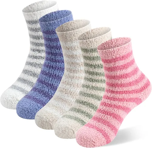 FYC - Calcetines de invierno, para mujer, cálidos, de lana suave y gruesa, regalo de Navidad, calcetines deportivos acogedores, regalo para mujer