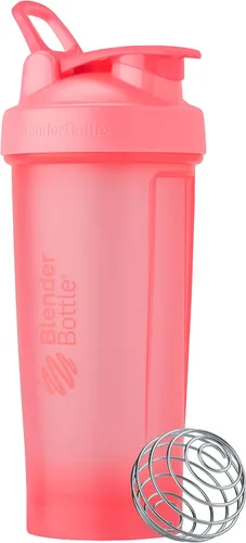 Miniatura 8 de BlenderBottle Classic V2 Botella mezcladora perfecta para batidos de proteínas y preentrenamiento, 28 onzas, color ciruela