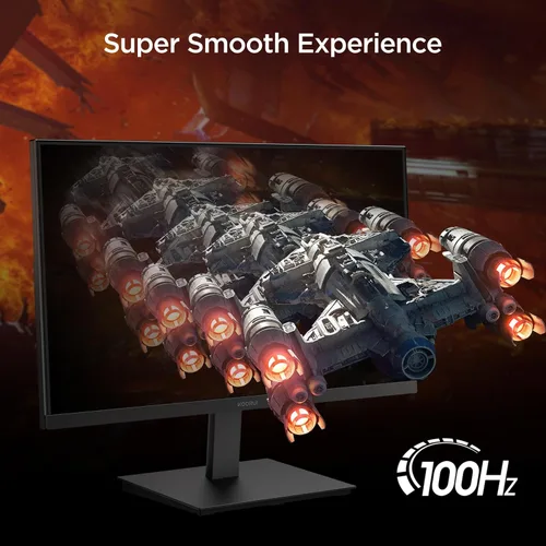 Miniatura 4 de KOORUI Monitor de computadora 22 Pulgadas PC Gaming Full HD 1080P 100Hz Panel VA LCD con altavoces sincronización adaptativa