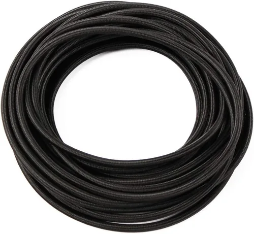 Miniatura 2 de Cable redondo cubierto de tela de 32.8 pies, cable de lámpara eléctrica industrial vintage 18/2, estilo antiguo de calibre 18 para lámpara retro