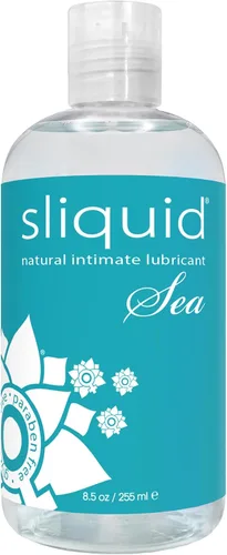 Sliquid Sea - Lubricante a base de agua, gel íntimo infundido con extractos de algas marinas rejuvenecedores e hidratantes, lubricante personal, 8.5