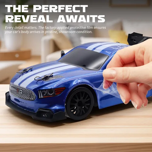Miniatura 8 de Coche de Deriva RC, Vehículo de Control Remoto a Escala 1:24 para Niños, 2.4GHz 20KM/H 4WD Autos RC de Alta Velocidad con Luz LED, Dos
