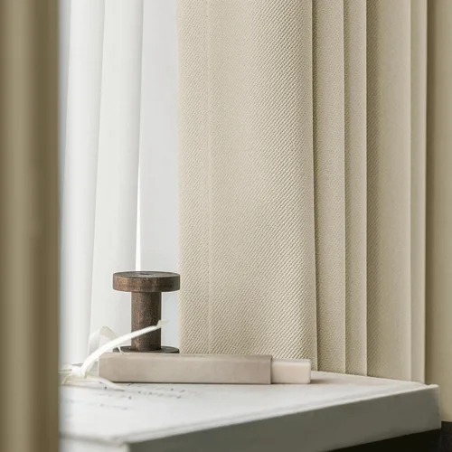 Cortinas de lino 100% opacas de 96 pulgadas de largo, 2 paneles para dormitorio, sala de estar, lino beige, texturizado, para oscurecer la
