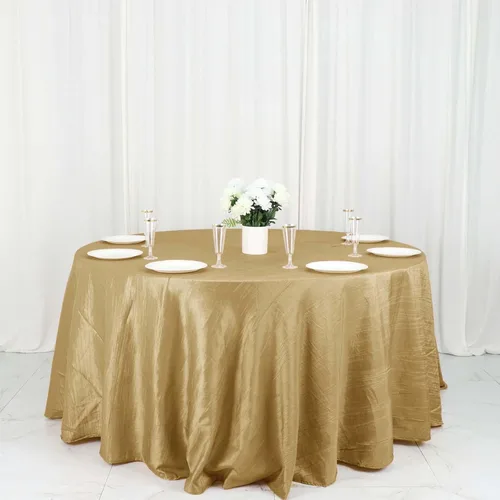 Miniatura 57 de Tableclothsfactory Mantel rectangular de tafetán arrugado de acordeón azul polvoriento, de 60 x 102 pulgadas, perfecto para ceremonias de boda