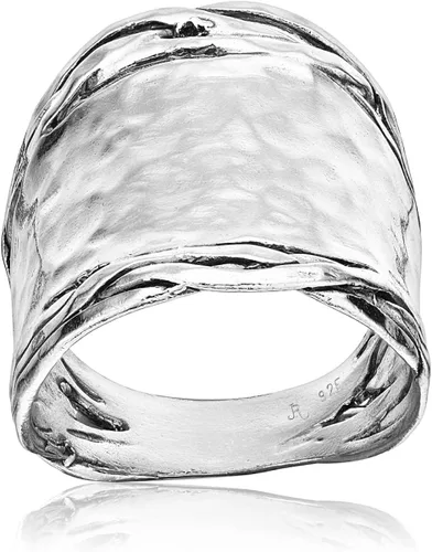 Miniatura 5 de JEAN RACHEL JEWELRY Anillo de plata de ley 925, aspecto antiguo, hipoalergénico, sin níquel ni plomo, colección de diseñador artesanal hecha a mano