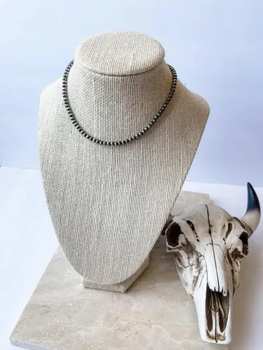 Miniatura 12 de Western Jewelry - Collar de perlas Navajo para mujer, hecho a mano, largo, bohemio, turquesa, collares en capas para vaqueras