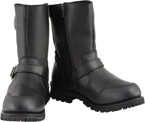 Miniatura 2 de Milwaukee Leather MBM9090 - Botas de motocicleta para hombre, de 9 pulgadas, con protector de palanca de cambios