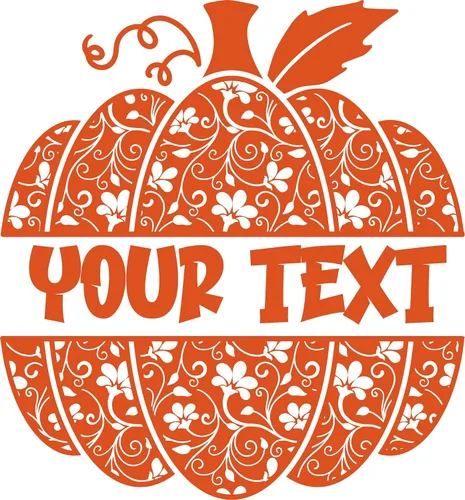 SEC Apparel Adhesivo de parche con nombre de calabaza de Halloween personalizado para camisetas Ropa de tela | Monograma personalizado