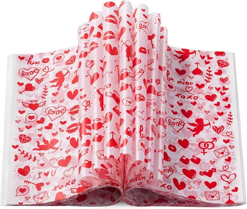 Miniatura 20 de 100 piezas de hojas de papel encerado de Navidad para alimentos, papel para envolver sándwiches, envoltorios para delicatessen, forros impermeables