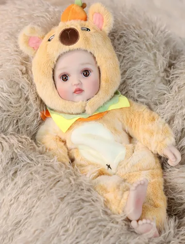 Miniatura 11 de Muñecas de bebé, muñeca de 18 pulgadas de gran tamaño, muñeca de bebé realista, cuerpo suave y lindo, muñeca de bebé de la vida real con accesorios