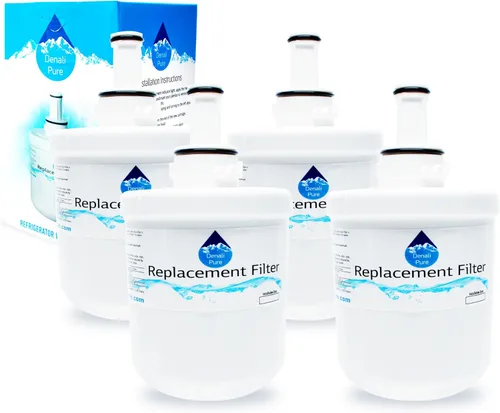 Paquete de 4 filtros de agua de repuesto para refrigerador Samsung DA97-06317A - Compatible con cartucho de filtro de agua para refrigerador Samsung