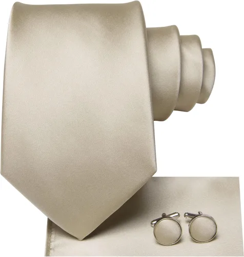 Miniatura 80 de Hi-Tie Corbatas de seda para hombre, diseño de cachemira a rayas, con bolsillo, gemelos cuadrados, conjunto formal de negocios