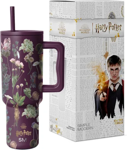 Miniatura 23 de Simple Modern Disney - Vaso de 40 onzas con asa y tapa con pajilla, botella de agua reutilizable aislada de acero inoxidable de viaje, regalos