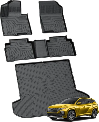 Miniatura 9 de KUST Alfombrillas y tapete de carga para maletero para Toyota RAV4 2019-2025, forro de carga para maletero trasero para todo tipo de clima