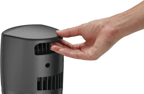 Miniatura 5 de Lasko Ventilador de Torre de Mesa Portátil Twist-Top™ de 12 pulgadas de 3 Velocidades con Oscilación Amplia para Dormitorio, Oficina, Negro, 4911