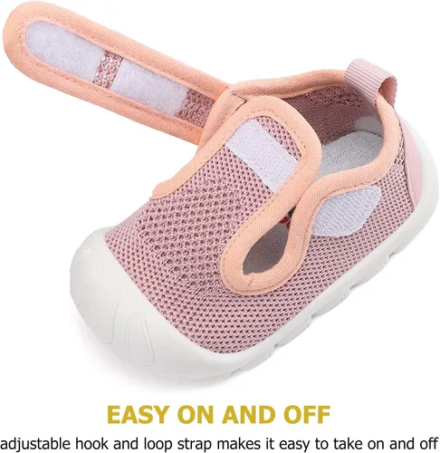 Miniatura 3 de Zapatos para bebés y niños pequeños, ligeros, transpirables, antideslizantes, para caminar al aire libre, 6, 9, 12, 18, 24 meses