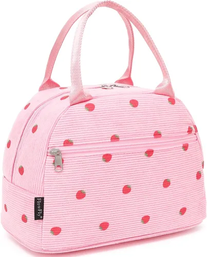 Miniatura 36 de Bolsa de almuerzo aislada FlowFly - Bolsa de asas organizadora para mujeres/hombres, Alpaca