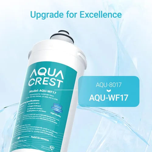 Miniatura 2 de AQUA CREST Filtro de agua para debajo del fregadero, repuesto para Everpure H-104, EV961211, EF-3000, PBS-400, OW200L, 6TO-BW, MR-100, MR-225