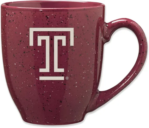 Miniatura 302 de Rico Industries NCAA Virginia Tech Hokies Maroon - Taza de café de cerámica grabada con láser, color del equipo, 16 onzas