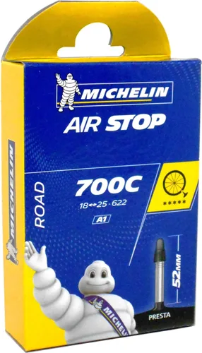 Miniatura 5 de Michelin Airstop - Tubos para bicicleta, caucho butílico, Presta/Schrader/Regina/Madera, 26", 27.5", 27 x 1 1/4, 700c, 29", carretera, montaña
