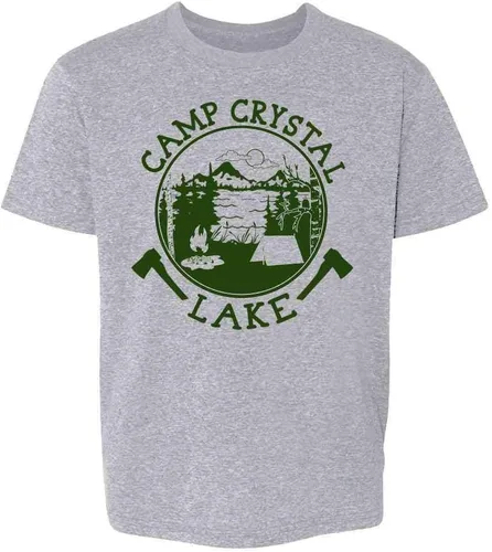 Pop Threads Camp Crystal Lake Counselor Shirt Vintage Costume Baby Toddler Kids Girl Boy T-Shirt