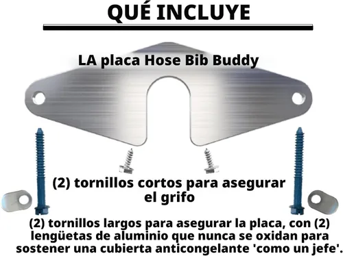 Miniatura 3 de The HOSE BIB BUDDY - Placa de montaje de espita más fina La única deslizante. Patentada Sin extracción de grifo! Reparación de grifos