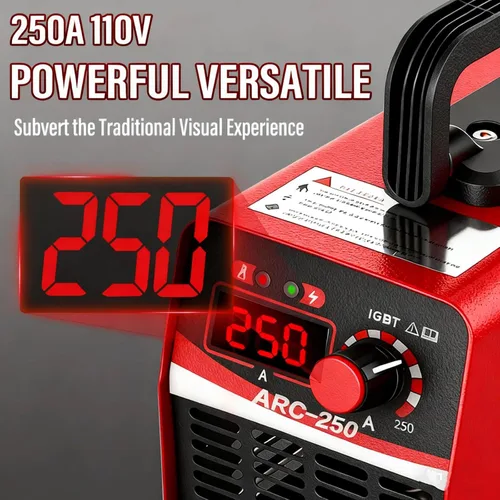 Miniatura 8 de 250Amp 25 piezas de varillas de soldadura de 13 pulgadas Guantes Soldador de palo, excelente efecto de soldadura Máquina de soldar, soldador MINI