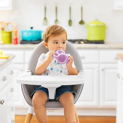 Miniatura 3 de Munchkin® Gentle™ Transition Sippy Trainer - Vaso de 4 onzas, paquete de 2, morado Púrpura