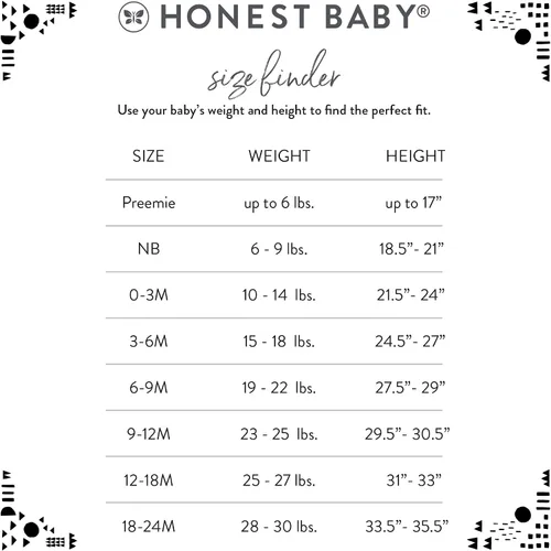 Miniatura 5 de HonestBaby Overol reversible de algodón orgánico unisex para bebé