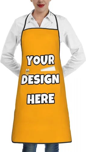 Miniatura 72 de Delantal personalizado con logotipo de imagen, nombre de texto, delantales de cocina personalizados para chef para hombres y mujeres