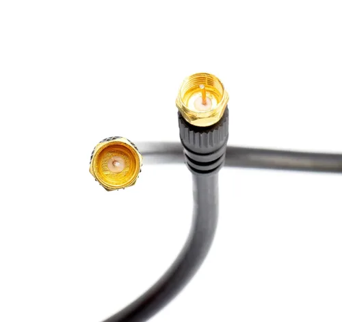 Miniatura 7 de THE CIMPLE CO Cable coaxial RG6 de 6 pies con conectores macho tipo F dorados – Coaxial de interior/exterior para televisión por cable, satélite