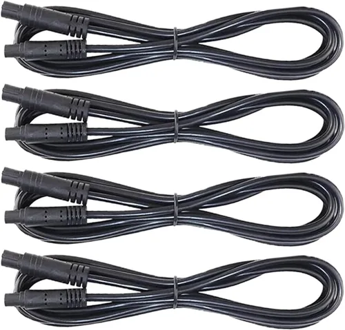 4 piezas de cable de extensión para luces LED de roca, cable de extensión LED de 4 pines, kits de acento de neón RGB para extensión de luces LED