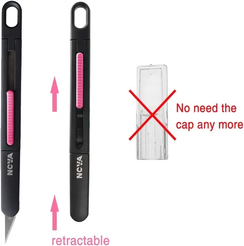 Miniatura 2 de Cuchillo de precisión para manualidades y hobby Nova, cortador de seguridad premium para recortar, deshebrar vinilo y arte, diseño plano innovador