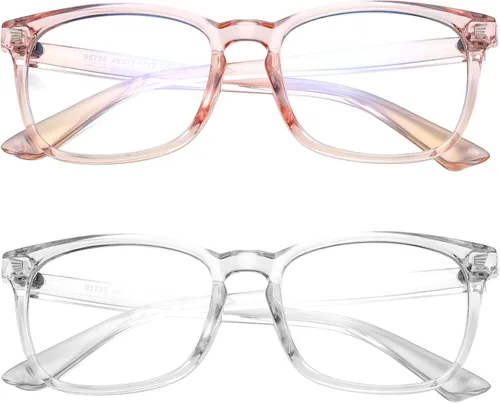 Hycredi Gafas de Bloqueo de Luz Azul para Niños, Anti Fatiga Visual y Protección UV, Lentes para Computadora, Videojuegos, TV y Teléfono para Niños